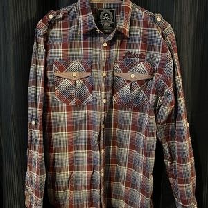 Akademiks Clothing- Button Up Youth Size:18/20,‎ XLarge